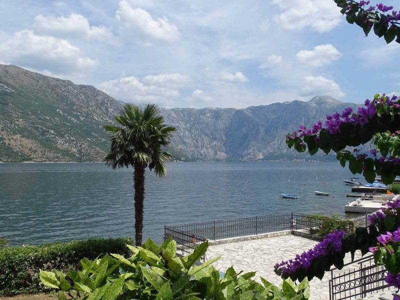 Sea View of the House for Sale in Stoliv, Kotor Bay